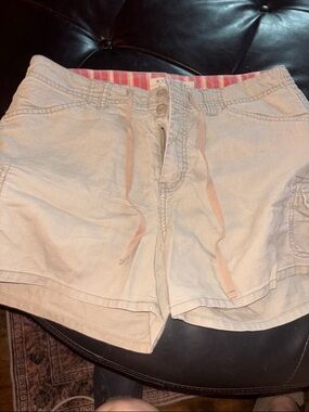 Maurices Beige Shorts with tie waistband
